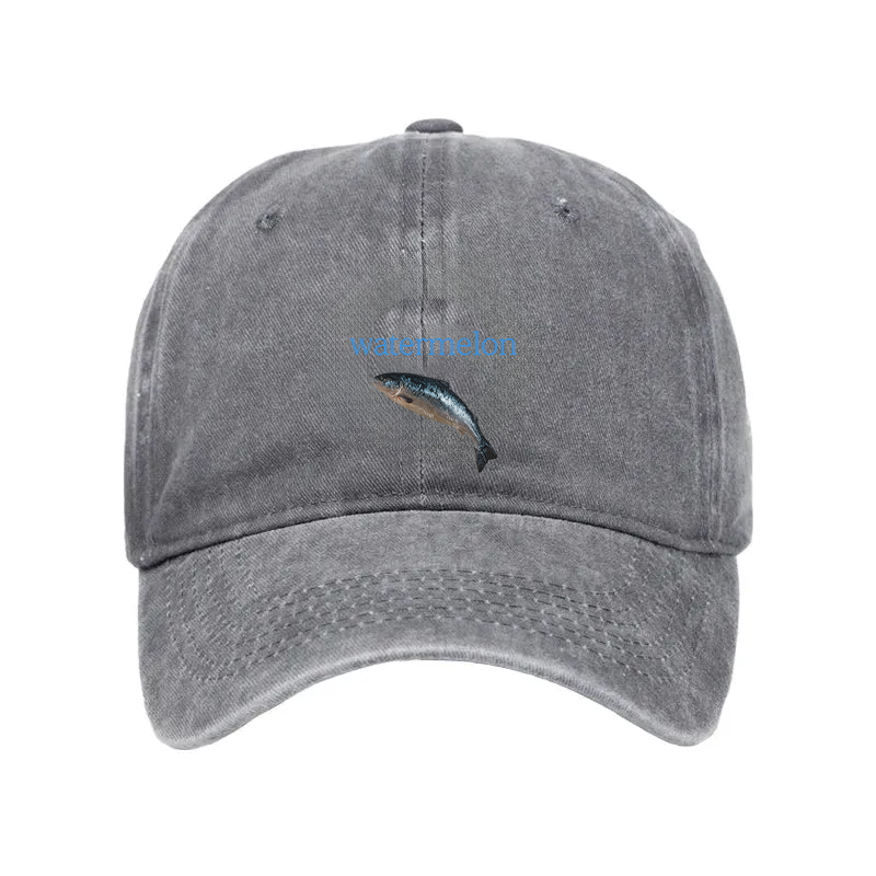 Modecanvas Watermelon Fish Washed Cap-modecanvas