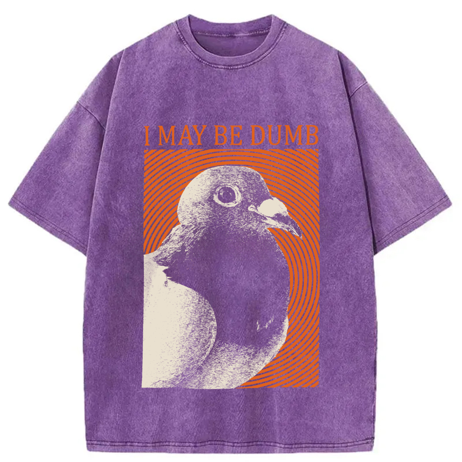 Modecanvas I May Be Dumb Washed T-Shirt-modecanvas