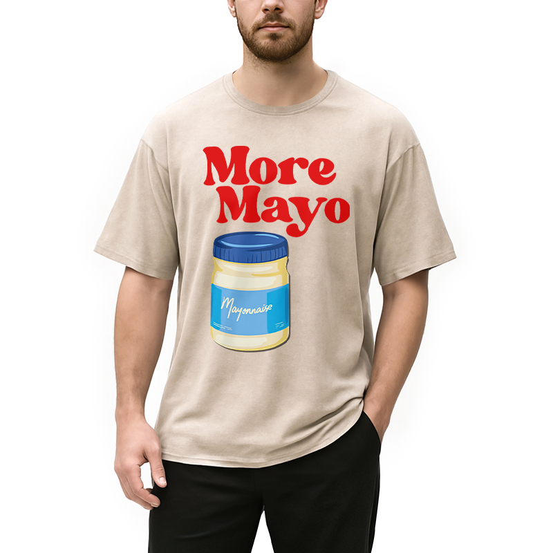 Modecanvas More Mayo Washed T-Shirt