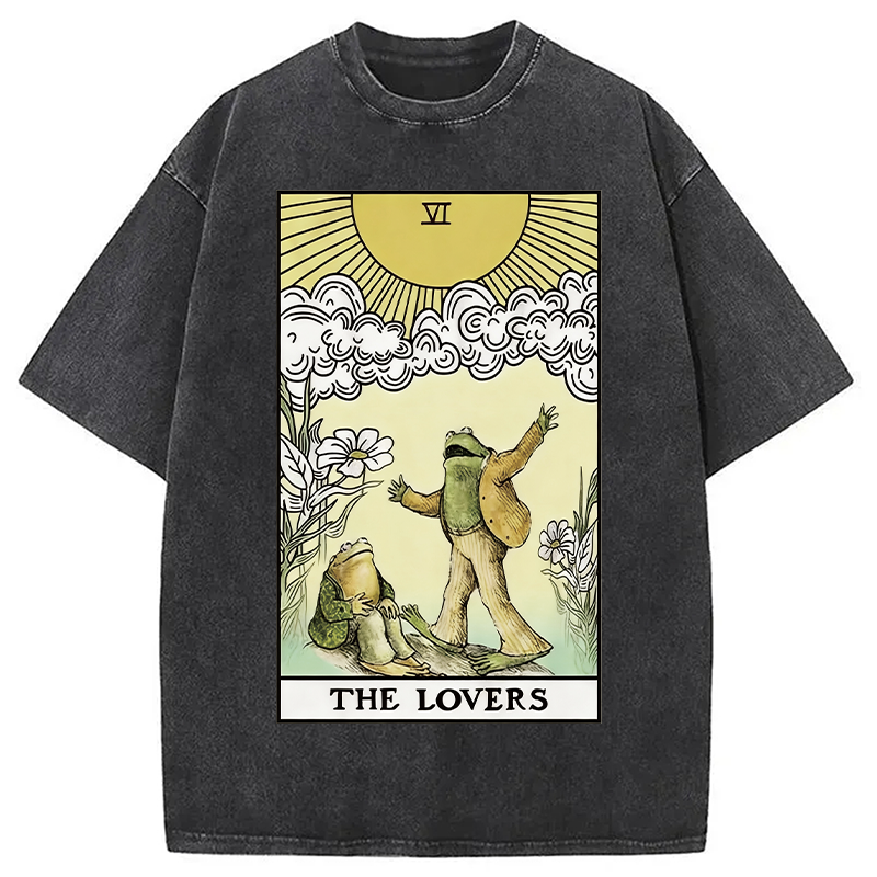 Modecanvas The Lovers Washed T-Shirt