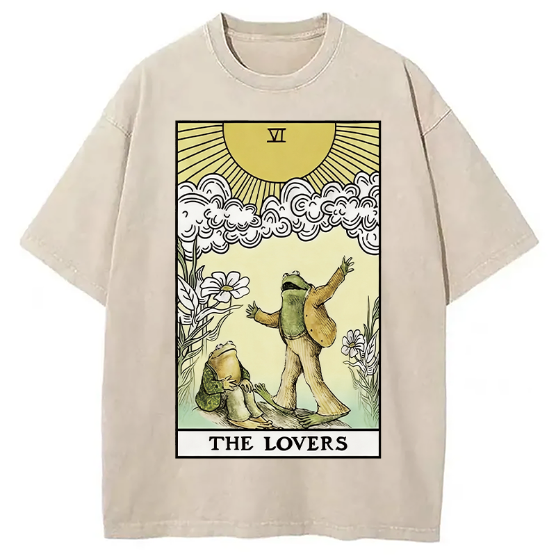 Modecanvas The Lovers Washed T-Shirt