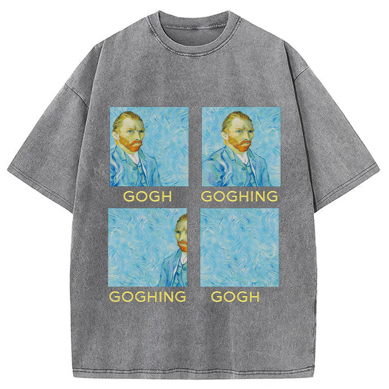 Modecanvas Goghing Goghing Gone Washed T-Shirt