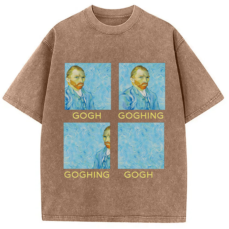 Modecanvas Goghing Goghing Gone Washed T-Shirt