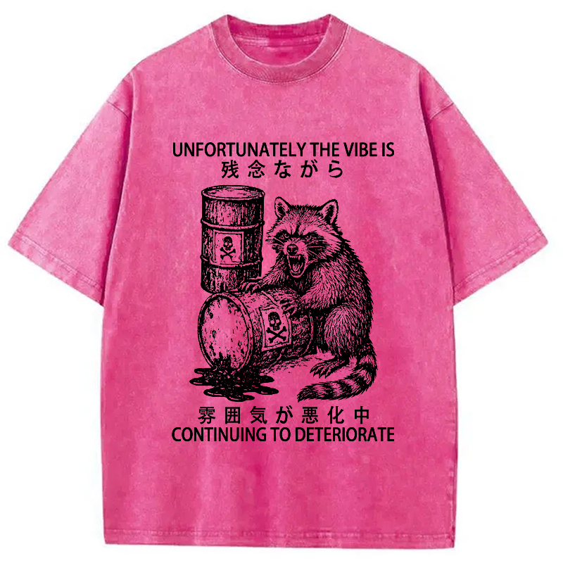 Modecanvas The Vibe Is Continuing To Deteriorate Japan Washed T-Shirt