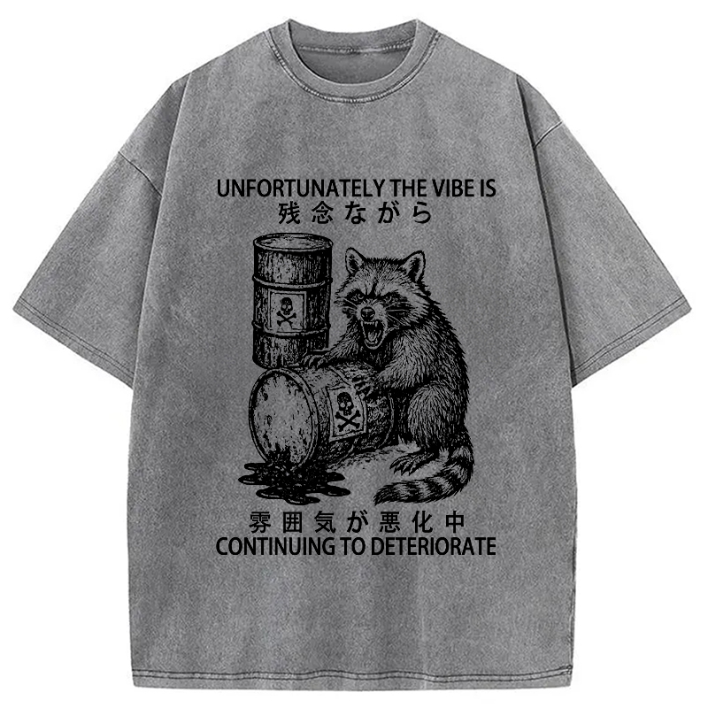 Modecanvas The Vibe Is Continuing To Deteriorate Japan Washed T-Shirt