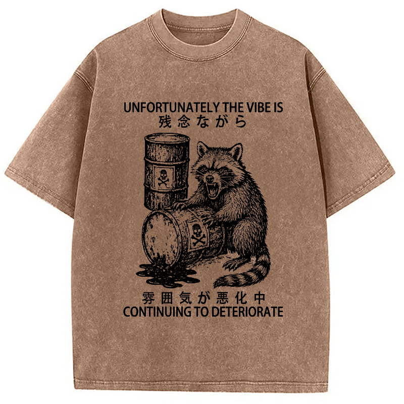 Modecanvas The Vibe Is Continuing To Deteriorate Japan Washed T-Shirt
