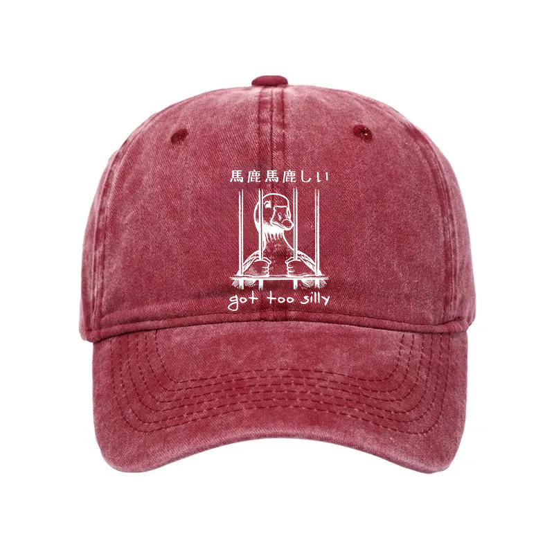 Modecanvas Got Too Silly Washed Cap-modecanvas