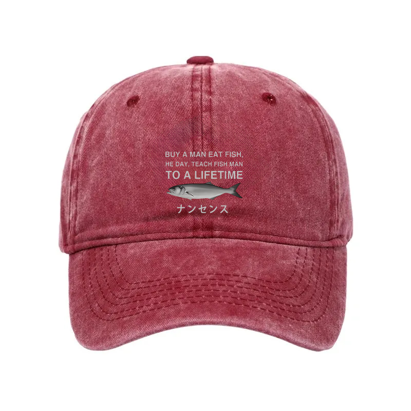 Modecanvas Funny To A Lifetime Washed Cap-modecanvas