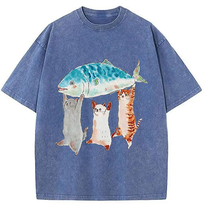 Modecanvas The Joy Of Harvest Washed T-Shirt