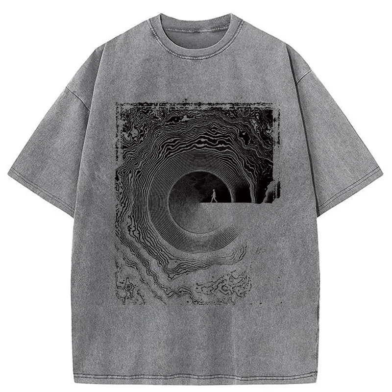 Modecanvas Breaking Rejection DTG Printing Washed T-Shirt-modecanvas