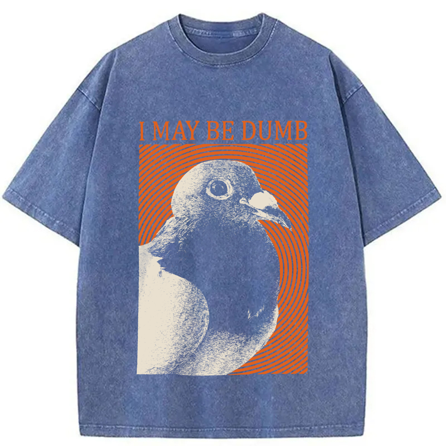 Modecanvas I May Be Dumb Washed T-Shirt-modecanvas