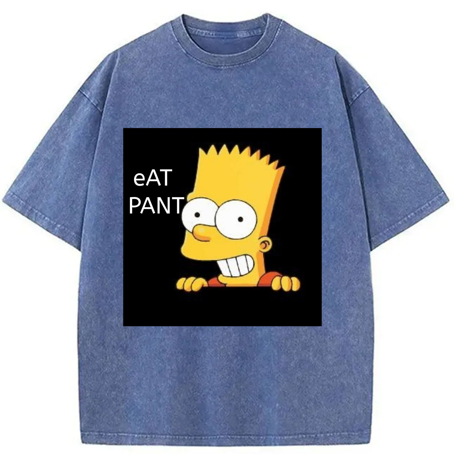Modecanvas Eat Pant Funny Washed T-Shirt