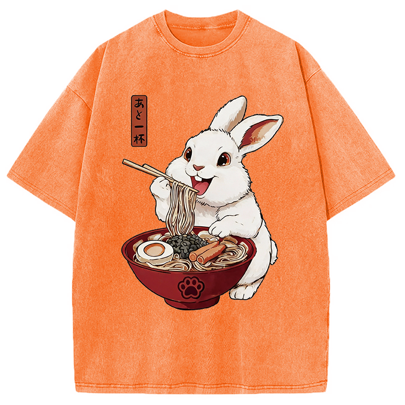 Modecanvas One More Bowl DTG Printing Washed T-Shirt