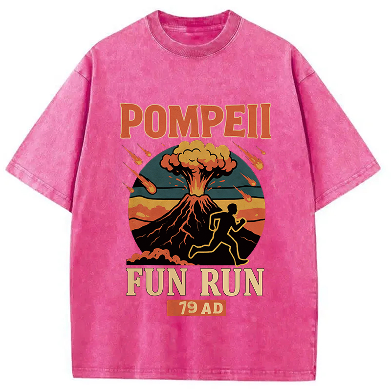 Modecanvas Fun Run DTG Printing Washed T-Shirt