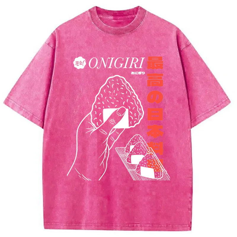 Modecanvas Top Japanese Cuisine Washed T-Shirt
