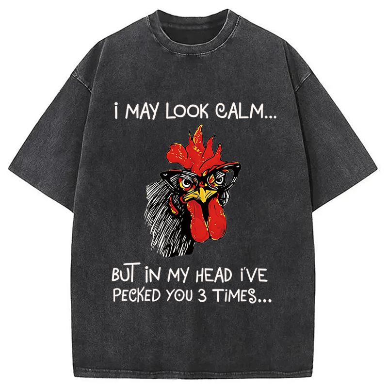 Modecanvas Inner Rebellion DTG Printing Washed T-Shirt-modecanvas