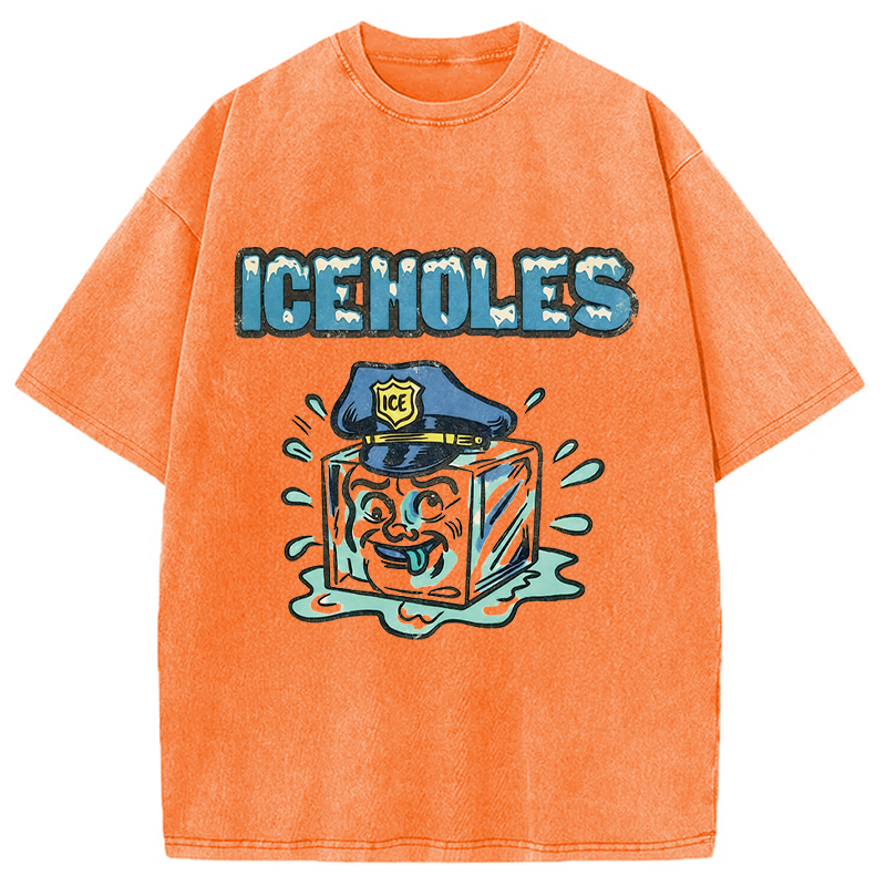 Modecanvas ICEHOLES DTG Printing Washed T-Shirt