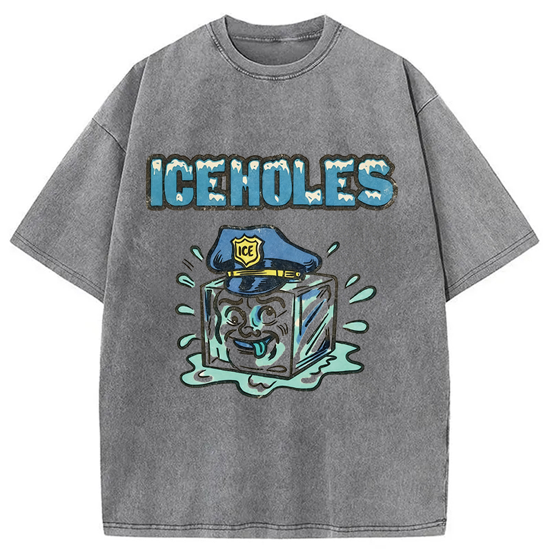 Modecanvas ICEHOLES DTG Printing Washed T-Shirt