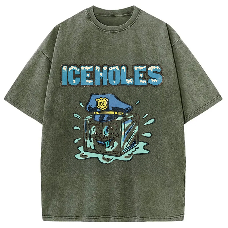 Modecanvas ICEHOLES DTG Printing Washed T-Shirt