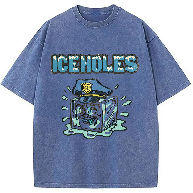 Modecanvas ICEHOLES DTG Printing Washed T-Shirt
