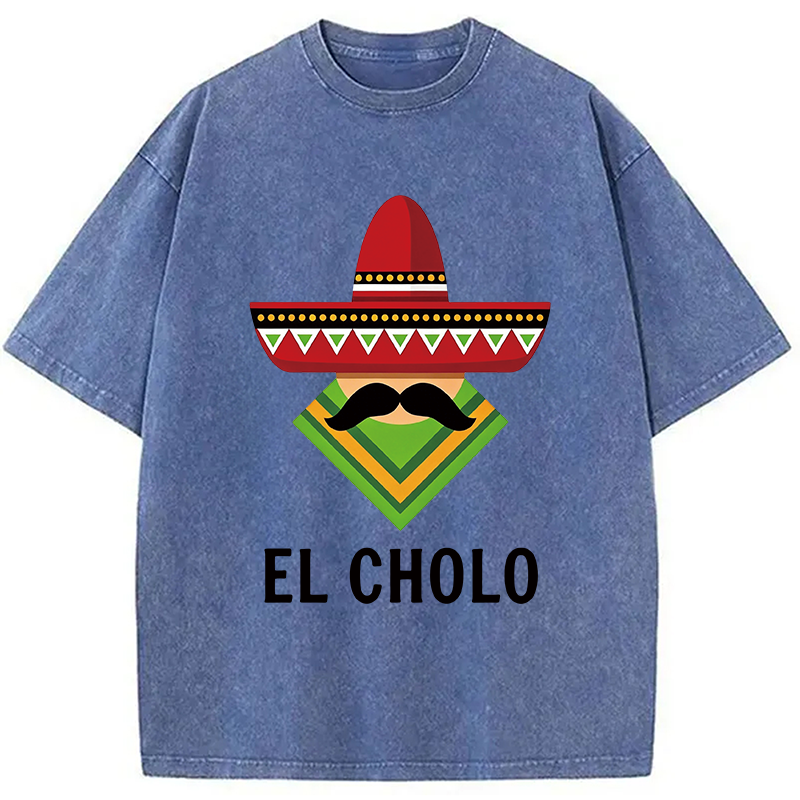 Modecanvas El Cholo DTG Printing Washed T-Shirt