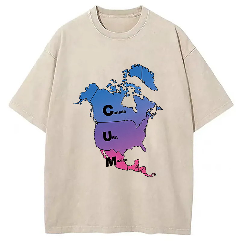 Modecanvas Canada USA Mexico DTG Printing Washed T-Shirt