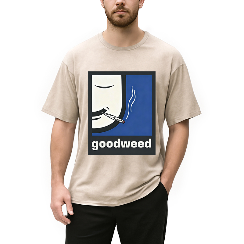 Modecanvas Goodweed DTG Printing Washed T-Shirt