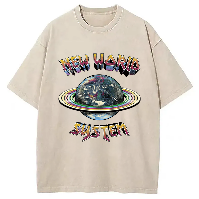 Modecanvas New World System DTG Printing Washed T-Shirt