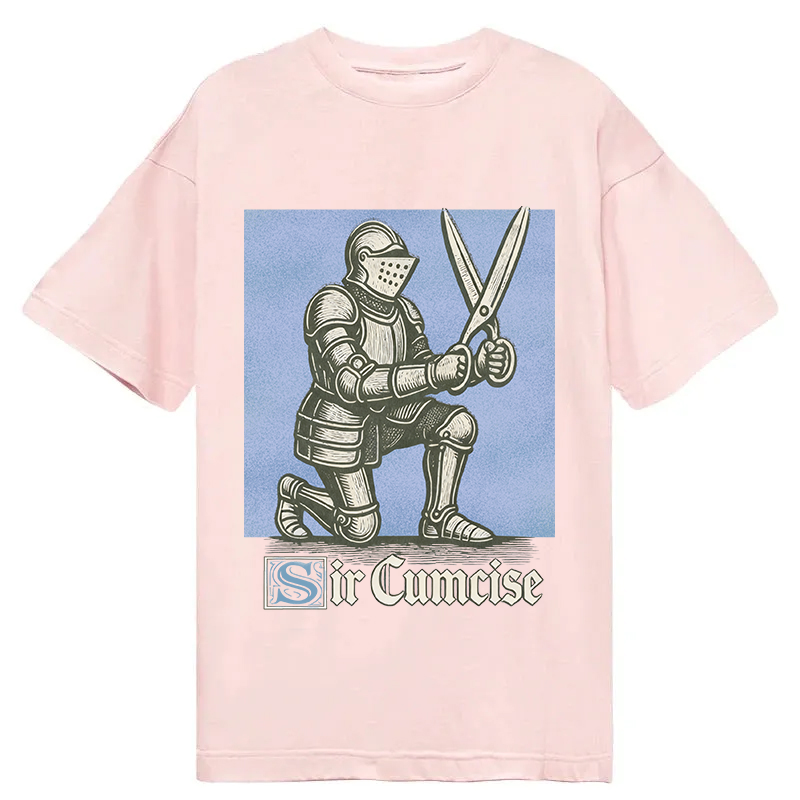 Modecanvas Funny Knight Meme DTG Printing Classic T-Shirt-modecanvas