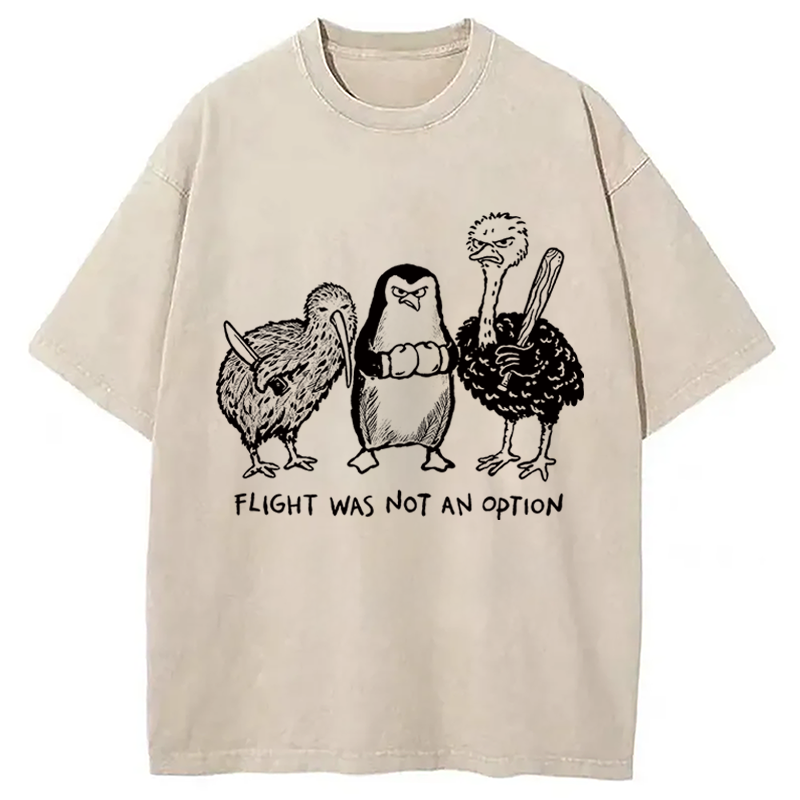 Modecanvas A Tough Decision DTG Printing Washed T-Shirt