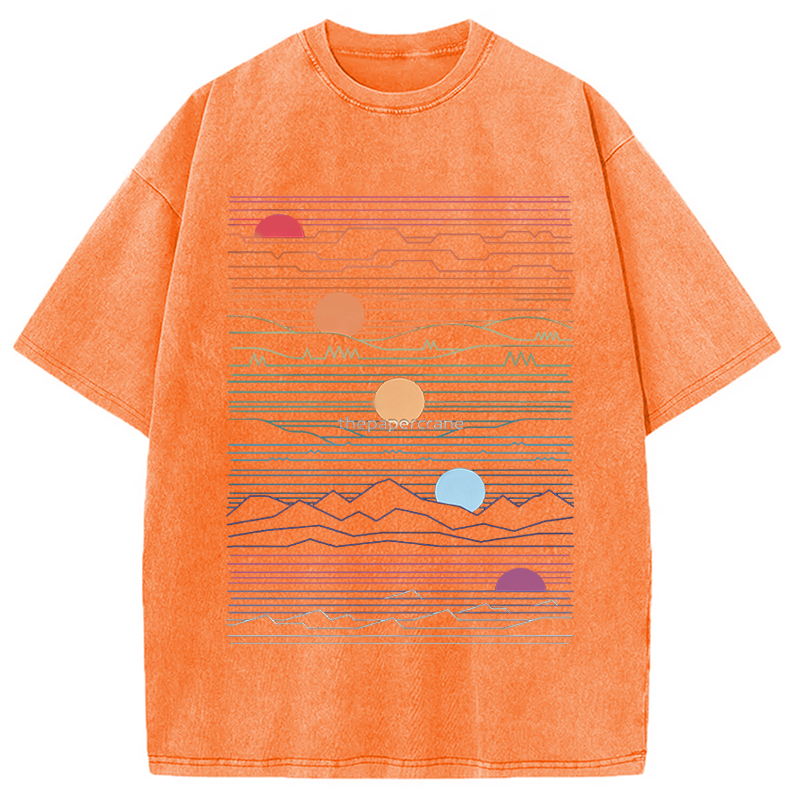 Modecanvas Under One Sun DTG Printing Washed T-Shirt