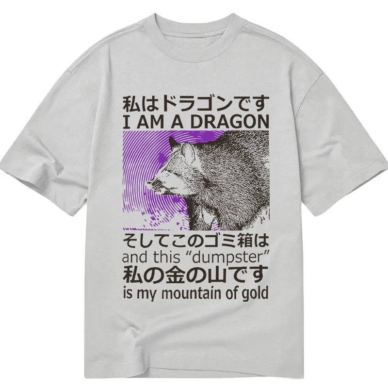 Modecanvas I Am A Dragon and this "Dumpster" is My Mountain of Gold DTG Printing Classic T-Shirt-modecanvas