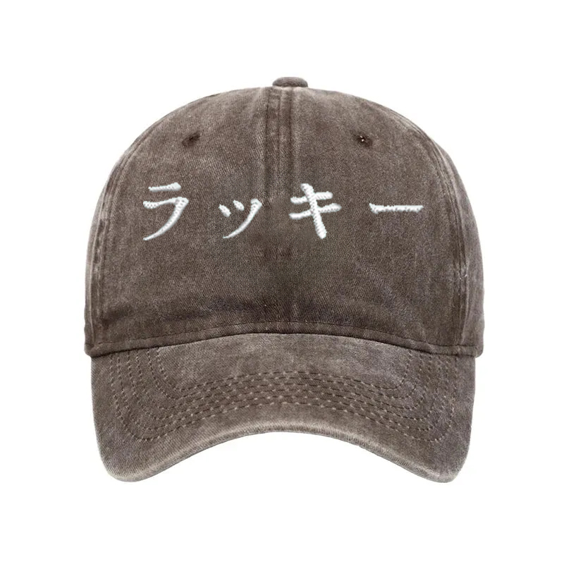Modecanvas Lucky Japanese Washed Cap-modecanvas