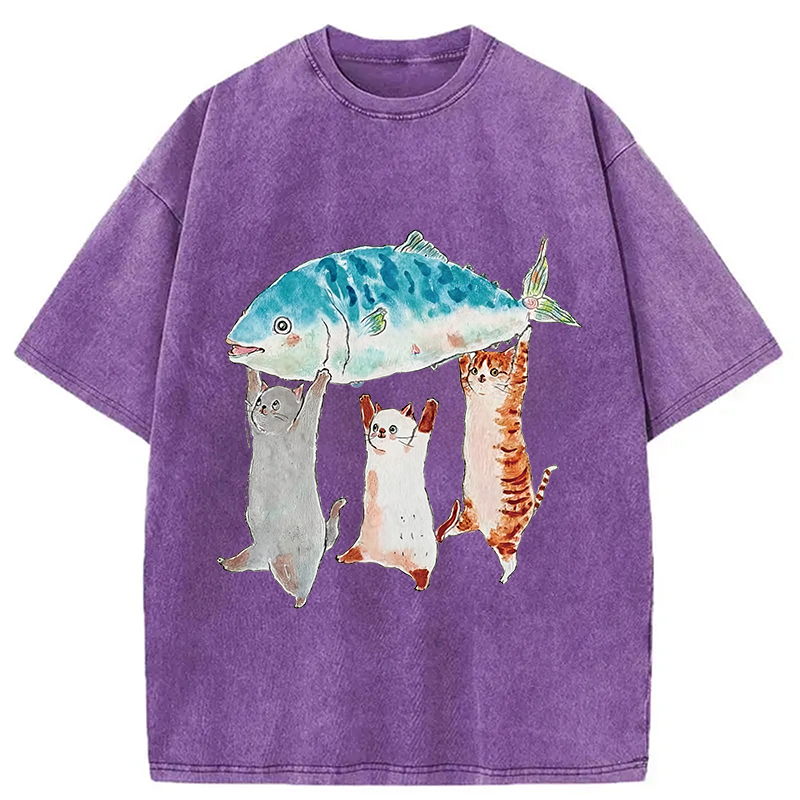 Modecanvas The Joy Of Harvest Washed T-Shirt