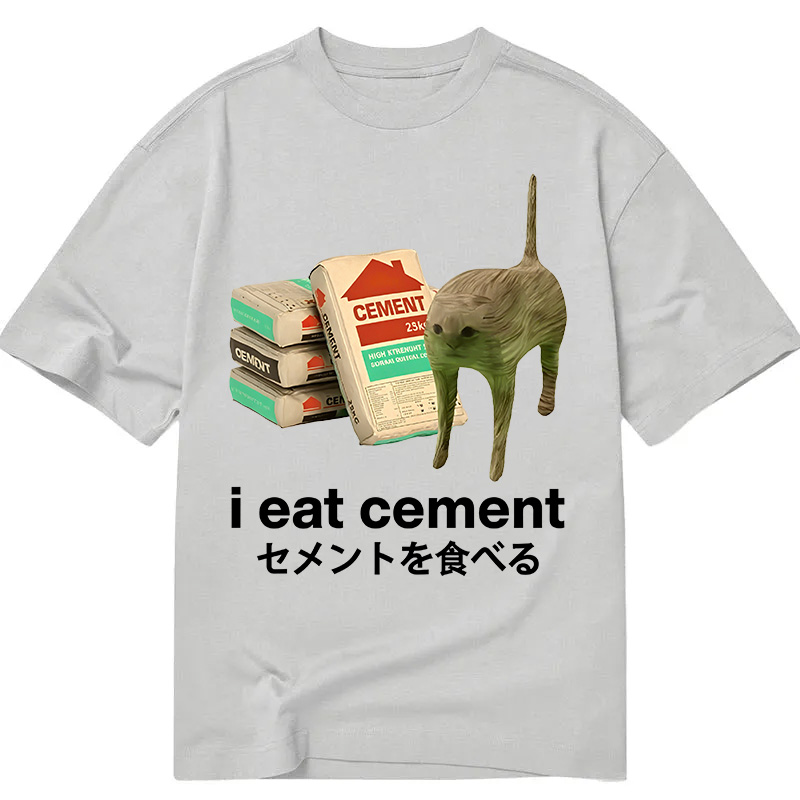 Modecanvas I Eat Cement DTG Printing Classic T-Shirt-modecanvas