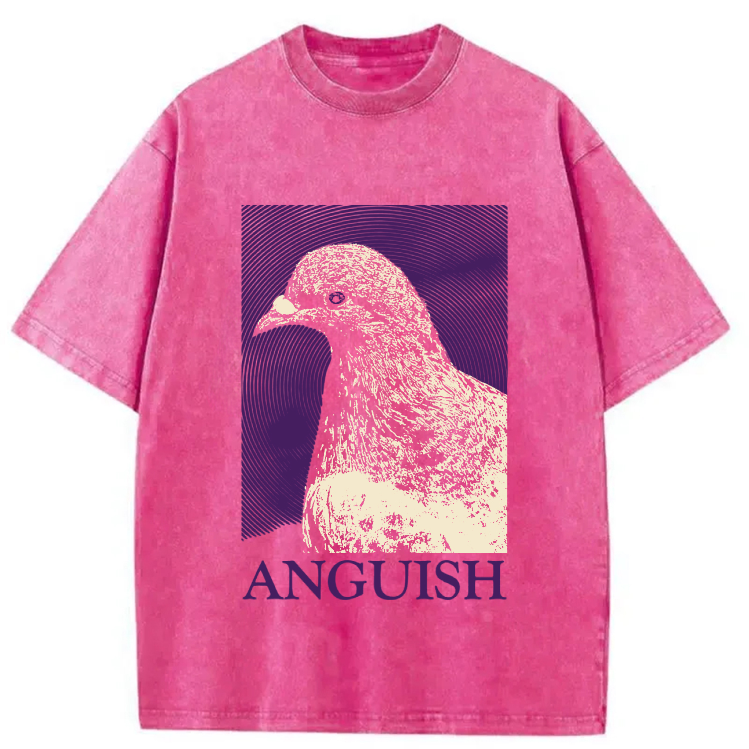 Modecanvas The Weight of Urban Anguish Washed T-Shirt-modecanvas