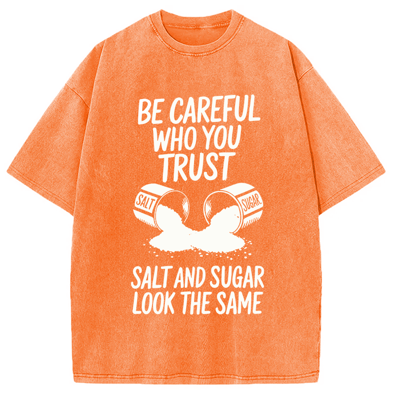Modecanvas Be Careful DTG Printing Washed T-Shirt