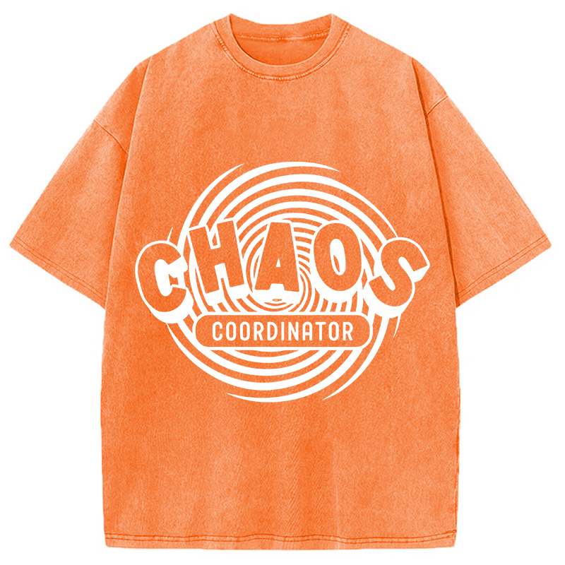 Modecanvas Chaos Coordinator DTG Printing Washed T-Shirt