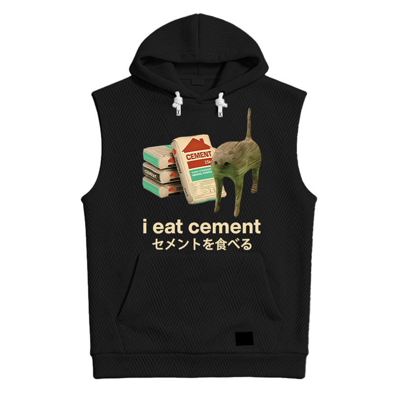 Modecanvas I Eat Cement Hooded Tank