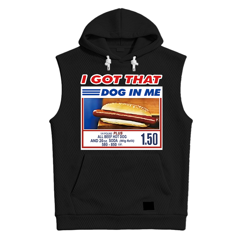 Modecanvas I Got That Dog In Me Hooded Tank