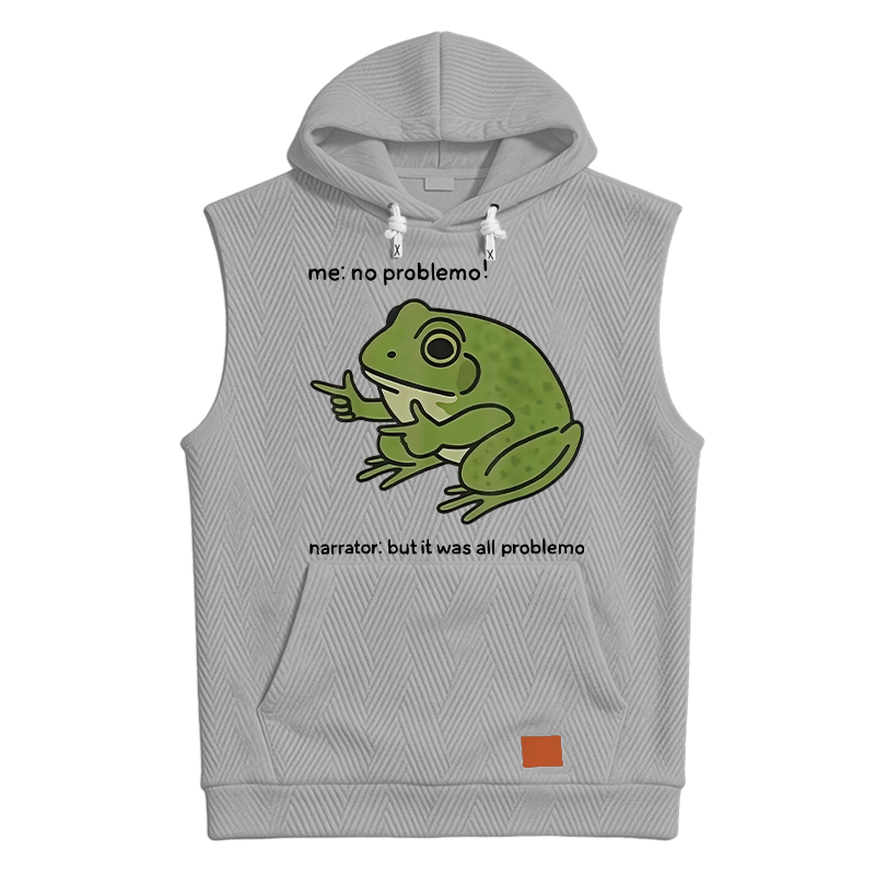 Modecanvas Stupid Frog Meme Hooded Tank