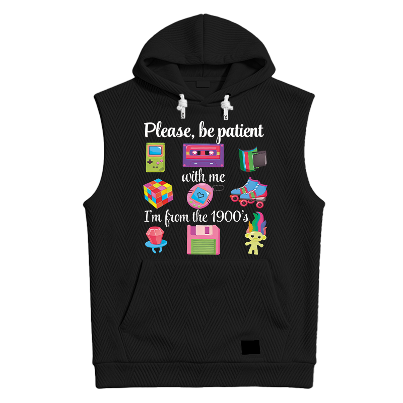 Modecanvas Please Be Patient Hooded Tank