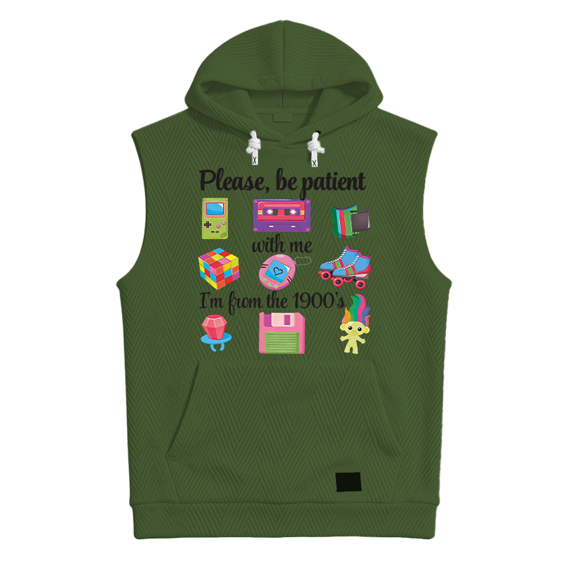 Modecanvas Please Be Patient Hooded Tank