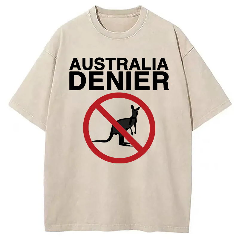 Modecanvas Australia Denier DTG Printing Washed T-Shirt
