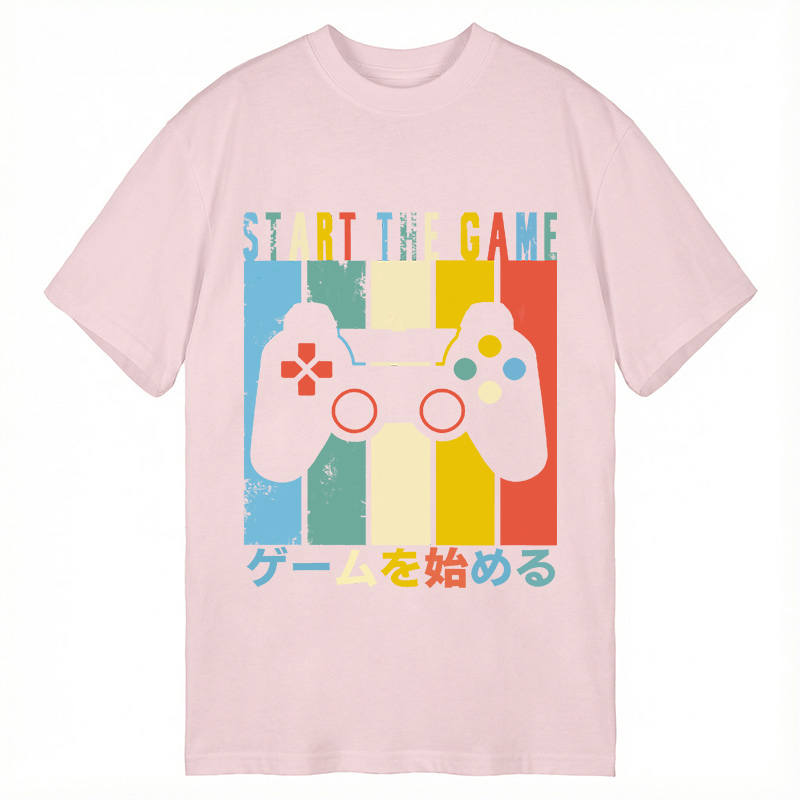 Modecanvas START THE GAME DTG Printing Classic T-Shirt-modecanvas