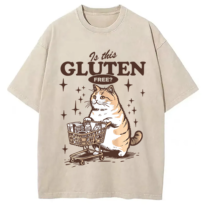 Modecanvas Is This Gluten Free DTG Printing Washed T-Shirt