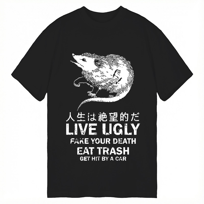 Modecanvas Life Is Hopeless DTG Printing Classic T-Shirt-modecanvas