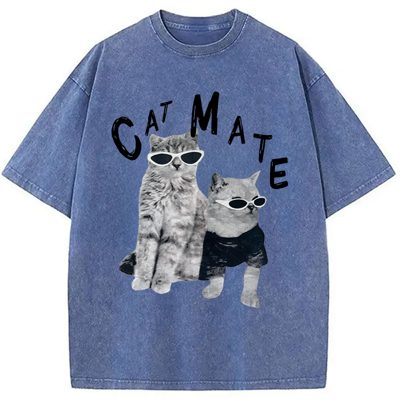 Modecanvas Catmate DTG Printing Washed T-Shirt