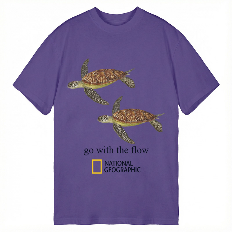 Modecanvas Sea Turtle National DTG Printing Classic T-Shirt-modecanvas