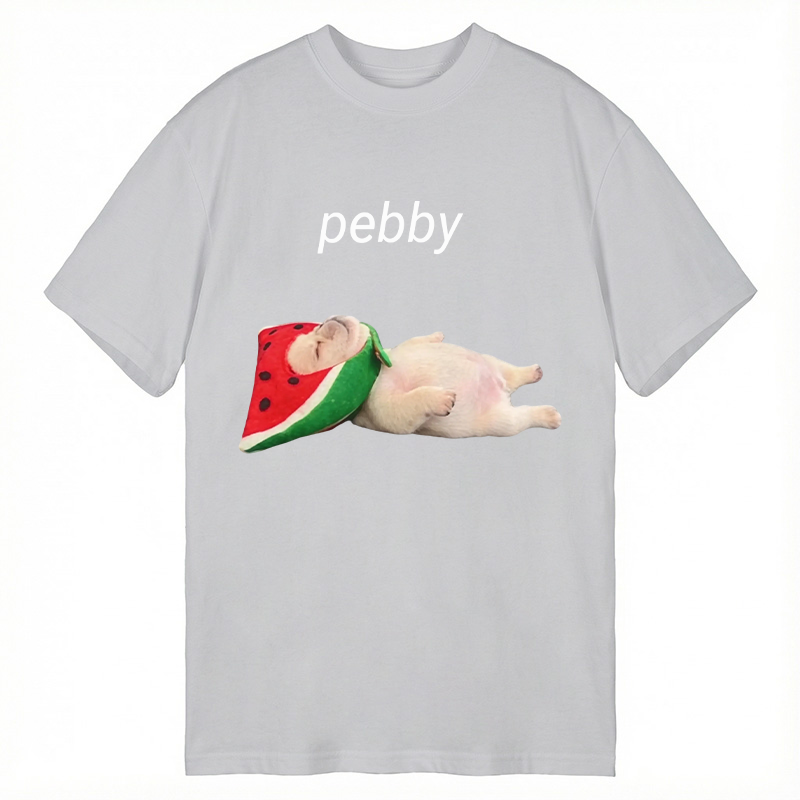 Modecanvas Funny Pibble Dog Meme DTG Printing Classic T-Shirt-modecanvas